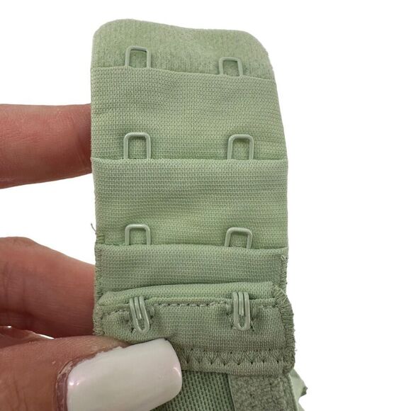 Victorias Secret PINK Wear Everywhere Super Push Up Bra 34DD Green Rhinestone - Picture 10 of 13